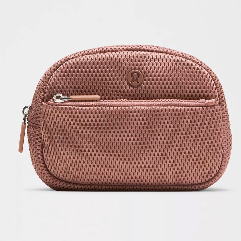 NWT Lululemon City Essentials Mini Pouch 1L *Knit Mesh - Spiced Chai